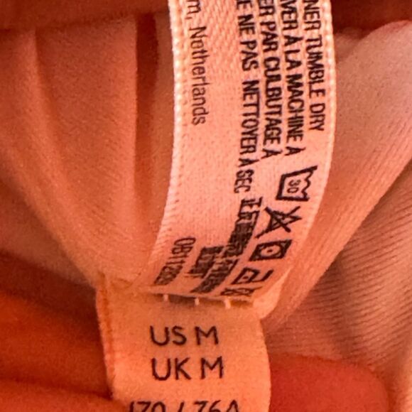 Free People FP Movement The Way Home Shorts High Rise Athletic Papaya Coral M - Picture 7 of 9